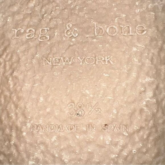 RAG & BONE August Espadrille Brown Suede Leather Wedge Sandals Sz 38.5/US 8.5 - Picture 11 of 12